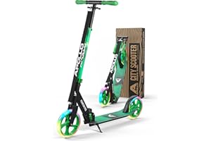 ‎APOLLO Apollo Phantom Pro City Scooter - XXL-Räder, faltbar, höhenverstellbar, Tretroller für Erwachsene, Kinder und Jugendliche, kompakter City-Roller