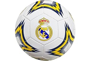 SaoTi Balon Madridista | Pelota de Futbol con el Escudo del Madrid | Talla 5 para Cualquier Edad