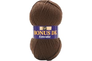 SIRDAR Hayfield - Lana de Tejido Doble Bonus DK (100 g), Hilo, Chocolate, 19 x 9 x 9 cm