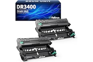 Halloya DR3400 Drum Unit Trommel Kompatibel für Brother Trommel DR 3400 Brother TN3480 TN-3480 TN3430 Toner für HL-L5100DN MFC-L5750DW MFC-L5700DW DCP-L5500DN (2-Pack)