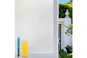 Zindoo Vinilos para Cristales Vinilo Adhesivo Cristal Opaco Mate Anti-UV Protección de La Privacidad Autoadhesivo Estático Decorativos para Dormitorio Baño Cocina Oficina Hogar 59.5x120cm (2 Rollos)