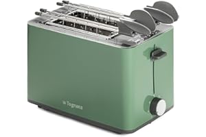 Tognana Iridea, Tostapane con doppia pinza e raccoglibriciole, verde salvia