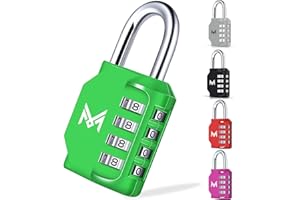 MERCURYAL Lucchetto Combinazione - Lucchetto Armadietto Impermeabile - Lucchetto A Combinazione - Lucchetti di sicurezza a 4 cifre da inserire nell'armadietto palestra, Cassetti, Armadietto (Verde)