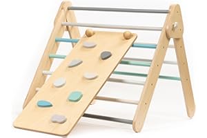 Leg&go Triangle d'escalade avec Rampe Pastel Triangle Climbing Set avec Rampe