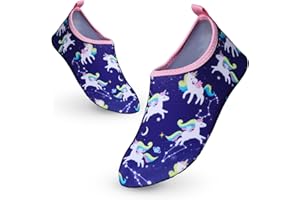 YloveM Buty do pływania dla małych dzieci, buty do wody, dla dziewcząt, chłopców, dzieci, antypoślizgowe buty do wody, na plażę, basen, do surfowania, ogrodu, na plażę