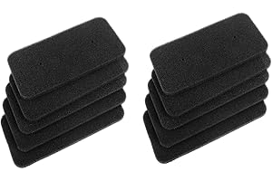 BBYPP 10er Set Filter Für Hoover Candy 40006731 Trockner Wärmepumpentrockner，Schwammfilter Filtermatte Schwammfilter 275 x 125 x 10 mm