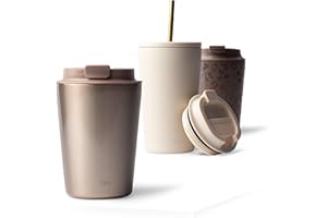 MAMEIDO Mug Isotherme 350 ml, Thermo Café étanche en acier inoxydable, Tasse Isotherme sans BPA, Mug Isotherme Cafe (Rosé Quartz)