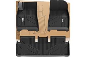 3W Alfombrilla de Coche para Tesla Model 3 Highland 2024-2025,Thorex™ Alfombrillas para Todo Tipo de Clima para 2 Filas Tesla Model 3 Highland 2024-2025 Juego Completo de Alfombrillas, Nergo