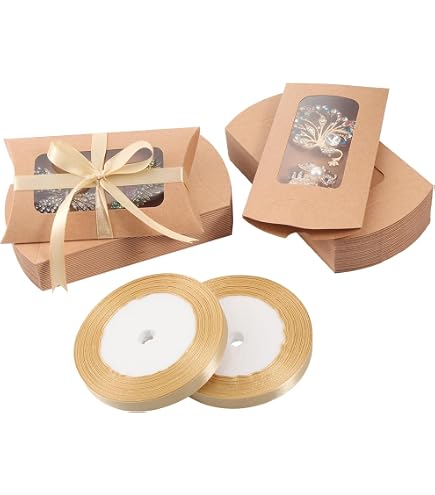 Lot De 100 Boîtes à Dragées Motif Papillon - DIYI - Beige/rose/violet - Pour Mariage, Baptême, Naissance
