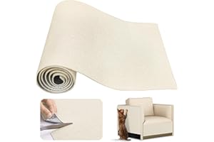 MOVYEE Tappeto Tiragraffi per Gatti Autoadesivo, 200x40cm Protezione Divano Graffi Gatto,Tagliabile DIY Climbing Cat Scratcher per Divani, Mobili e Pareti (Beige)