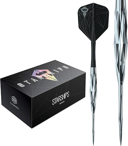 Caliburn Starships Darts | Steel Tip | 95% | Tungsten | Waterdrop