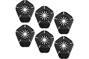 FUKAISU 6 Pz Copriforo per Tergicristalli, Copriforo Braccio Tergicristallo in Gomma Nera Accessorio Esterno Auto per la Maggior Parte Delle Auto Camion