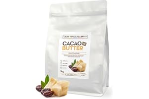 Manteca De Cacao 100% - Tipo Natural - Bolsa 1kg - Calidad Extra - Cacao Venezuela Delta