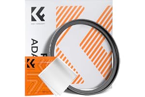 K&F CONCEPT 77 mm-82 mm metall stegring upp ring | 77 mm till 82 mm stegring, kameralinsfilter adapterring, med stora filter