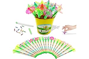 ICEPAPA, 20 Swop point crayons & 20 spinning tops, ideas as crayons party bag fillers and party bag fillers for kids (Polygonal spinning tops)