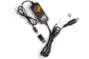 Interfaccia MIDI iConnectivity mioXC (fusione USB Type-C e USB Type-A, interfaccia MIDI a 16 canali, compatibile con Mac, PC, iOS e Android, processore ARM Cortex a 32 bit, bassa latenza)