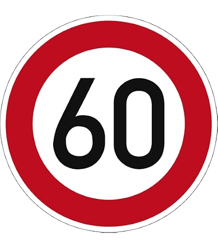 Joffref Geschwindigkeits-Schild – 20 MPH, Reflektierend, Aluminium, 43,2x30,5 Cm, 2 Stück, Wetterfest