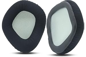 DOWITECH Almohadillas de repuesto duraderas para auriculares compatibles con Corsair Void y Corsair Void Pro RGB inalámbrico/con cable para juegos