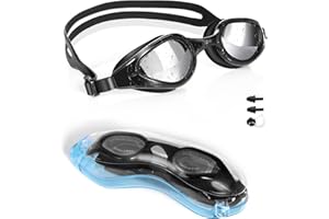 TOPLUS Swimming Goggles - Adult Unisex Swim Goggles with No Leaking, Anti Fog, UV Protection for Men, Women, Kids 8+