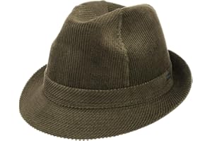 LIPODO Sombrero de Pana Molinar Mujer/Hombre - Trilby con cordón Hombre Forro Verano/Invierno