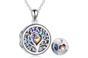 VONALA Naszyjnik z wisiorkiem w kształcie drzewa życia, damski ze srebra wysokiej próby 925 z łańcuszkiem, elegancka biżuteria, najlepsze prezenty dla żony, mamy i dziewczyny