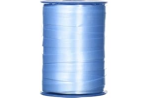 Präsent - Nastro da regalo, 10 mm/250 m, colore: Celeste