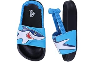 LANIVIC Sandali Estive Ragazzi Ragazze Pantofole da Piscina Banda Elastica Antiscivolo Bambini Ciabatte da Spiaggia ada Interno E da Esterno