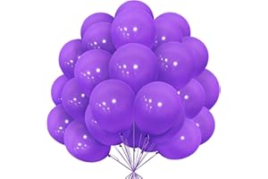 YOYOIN 30 Pezzi Palloncini Viola lattice Lilla Lavanda Opachi da 12 Pollici per Ragazze Donne Festa di Compleanno Matrimonio Baby Shower Battesimo Carnevale Anniversario Fidanzamento Decorazioni