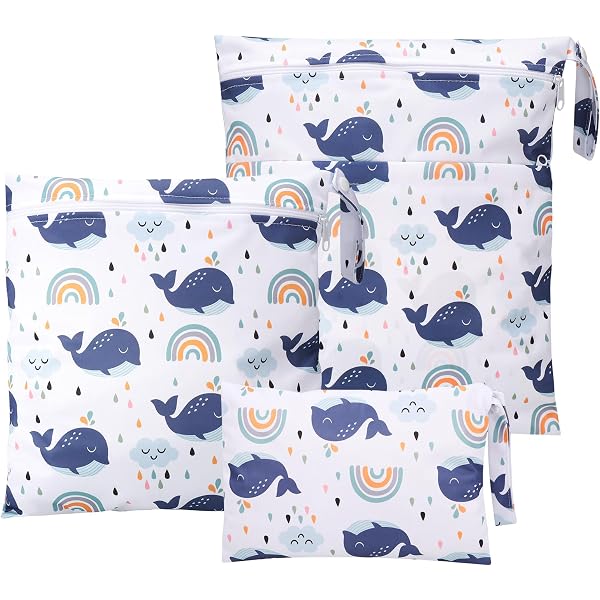 Wet Dry Bag – Wasserdichte Tasche 27 X 30 Cm, Mit Doppelreißverschluss, Für Nasse Badekleidung & Babyartikel