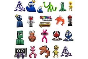 NIEUGS Shoe Charms for Croc, Different Shape of PVC Cartoon Cute Clog Pins Accessories for Charms, Shoe Accessories Charms for Wristband, Shoe Decoration Gift for Boys Girls Party Favors