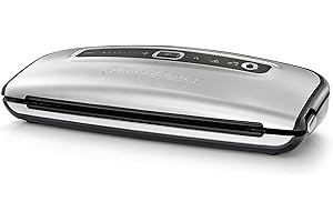 FoodSaver Machine sous Vide avec Compartiment de Rangement pour Rouleau et Cutter | Inclus Accessoires et Sacs de Mise sous Vide Assortis (FFS015X)