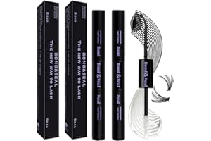 Qiveaory 2 x klej do rzęs Lash Bond i Seal Kit DIY Przedłużenie rzęs z wodoodpornym klejem do rzęs 72h i uszczelnieniem sztucznych rzęs w domu