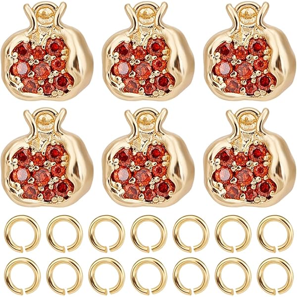 14 karaat rosé gouden Penta hanger met granaat #24640 | Goudsmederij/Juwelier Arnold van Dodewaard