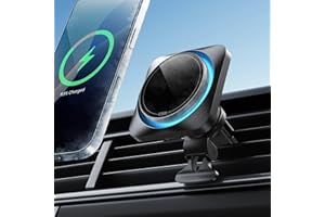 ESR MagSafe uchwyt samochodowy do Qi2 15 W, ładowarka z CryoBoost, chłodzenie telefonu komórkowego, deska rozdzielcza/wentylacja, magnetyczny uchwyt na telefon komórkowy iPhone Air/17/16/15/14/13/12