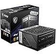 MSI MPG A1000G PCIE5 Alimentatore Spina EU (1000W), certificato 80 Plus Gold, ATX 3.0 100% modulare, supporto GPU PCIe 5.0, 1