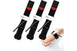 MEIEGOU 3 Pack Tourniquet,Hemostatic Bandage Outdoor Emergency Tourniquets,Portable Tourniquet Tactical Emergency Strap,Emergency Tourniquet for Camping Hiking Mountaineering Outdoor Sports