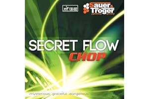 ‎SAUER & TRÖGER PIPSFACTORY GERMANY Tischtennis Offensiv Belag | Kontrolliert | Rot, Schwarz | 1,0 1,5 1,8 2,1 | Secret Flow Chop | Sauer & Tröger