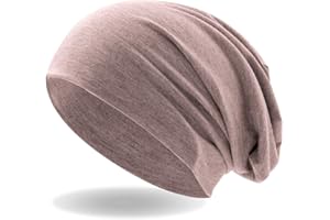 Hatstar® | Klassische Damen Beanie Mütze | Herren Jersey Longbeanie | Unisex | Elastisch, leicht und weich