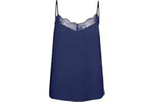 PIECES Pctiffany Strap Lace Top Noos BC Mujer