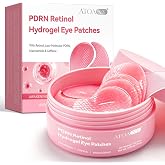 Lot de 60 patchs rétinaux pour les yeux - Coussinets nourrissants contre les cernes et les poches - Rafraîchissants pour les 
