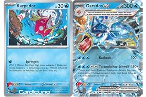 Cardicuno Karpador & Garados ex Set Karmesin & Purpur 044/045/198 Deutsch