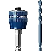 Bosch Professional 2x EXPERT Power Change Plus Delik A&ccedil;ma Testeresi Sistem Adapt&ouml;rleri ve Delme U&ccedil;ları (, &Oslash; 8,5 mm, Şaft, bi&ccedil;