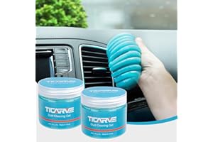 TICARVE Cleaning Gel for Car Cleaning Putty 2 Pack Auto Detailing Putty Slime Cleaner Keyboard Cleaner Universal Dust Cleaner for Car, Laptops, Printers, Remote Control