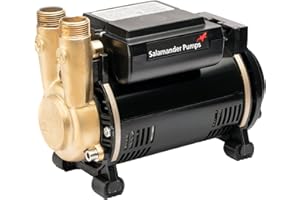 Salamander Pumps - CT Force 30PS Brass Impeller Pump - 3.0 Bar Pressure - Single End - Suitable for Positive, Gravity Fed Systems Only - 5 Year Warranty