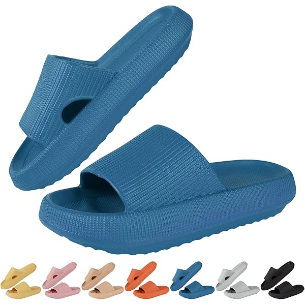Claquettes Douche Antidérapantes Misolin – Sandales Piscine & Plage EVA Léger, Confortables Pour Hommes & Femmes, Semelle Ergonomique