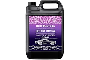 Dirtbusters Solution shampooing de nettoyage pour tapis et tissus habillage intérieur de voiture, pour une utilisation dans les Moquette machines à tapis 5 litre