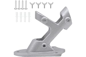 TULEBOLIAN 1“ Flag Pole Holder,Flag Bracket,Wall Mount Bracket Hardwares,for Outside House,for Flag Mounting,Wind Proof Flag Bracket,with 4 Fixing Screws