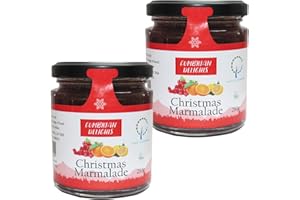 Cumbrian Delights Christmas Marmalade Twin Pack, Christmas Flavours & a Citrus Twist, Handcrafted in the Lake District, No Flavourings, Additives & Preservatives, Nut & Gluten Free, Vegan 2 x 210g