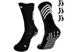 Gogogoal 2.0 Calzino da calcio antiscivolo per uomo donna, Calzini antiscivolo con presa, Calzino da allenamento atletico antiscivolo per Football Rugby Tennis…