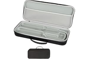 Dokeno Borsa da Viaggio Impermeabile per Dyson Airstrait HT01, Custodia Protettiva Rigida Portatile per Piastra e Accessori, Funda da Viaggio per Alisatore e Piastra, Nero